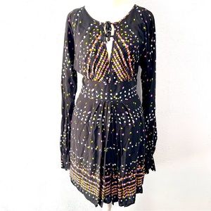 Free People Cory’s polka dot open back dress size 4